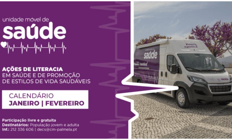 Unidade Móvel de Saúde inicia ações de literacia em saúde, em Palmela, em janeiro de&nbsp;2026