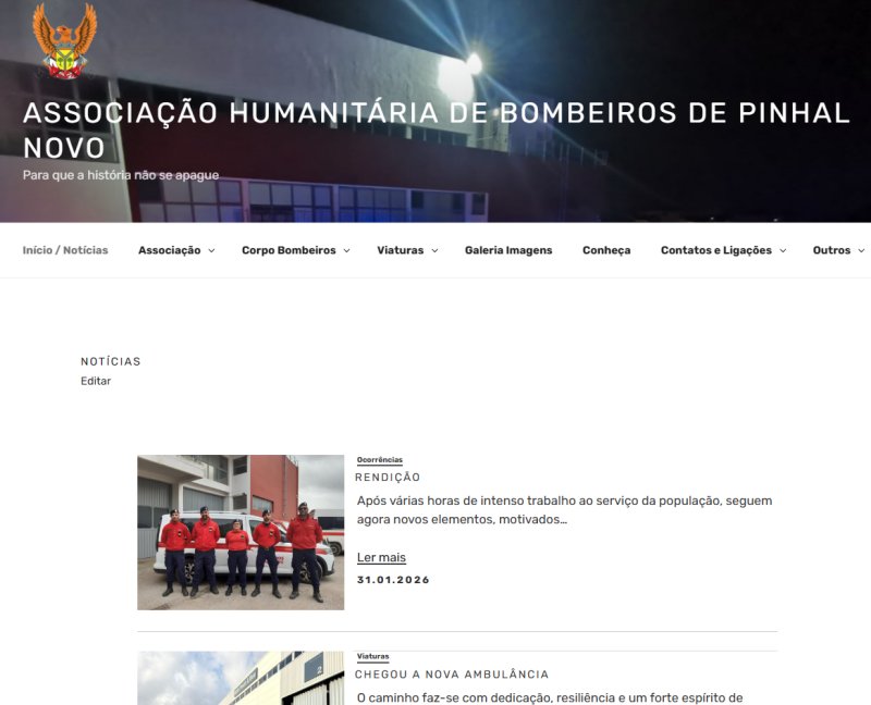 Últimas Novidades do Site – O Site não&nbsp;pára