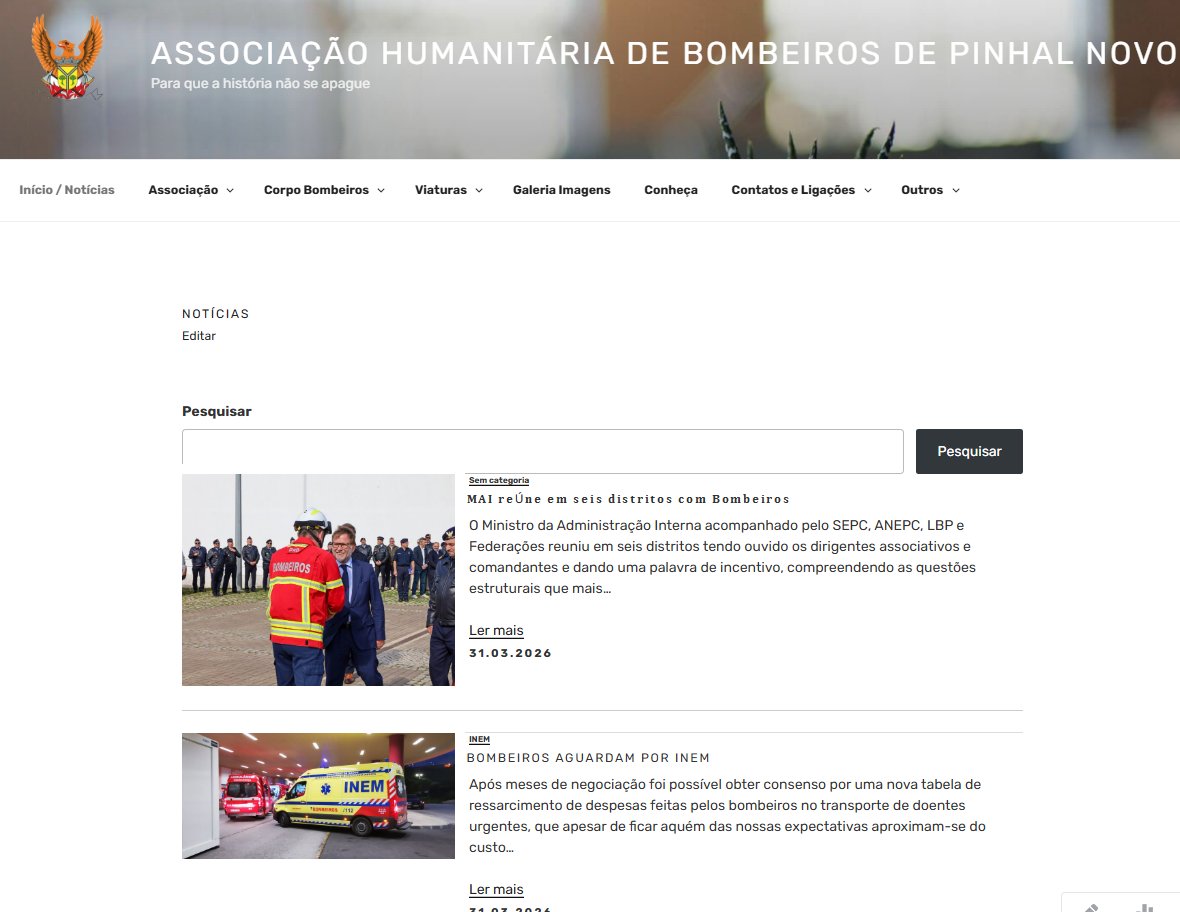 Últimas Novidades do Site – O Site não&nbsp;pára