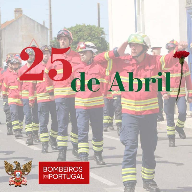 Bombeiros cresceram com o 25&nbsp;abril