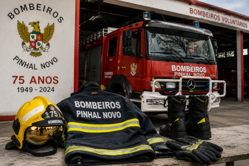 Fernando António e Vasco Marto: “Os Bombeiros de Pinhal Novo precisam de Equipamentos de Proteção&nbsp;Individual”