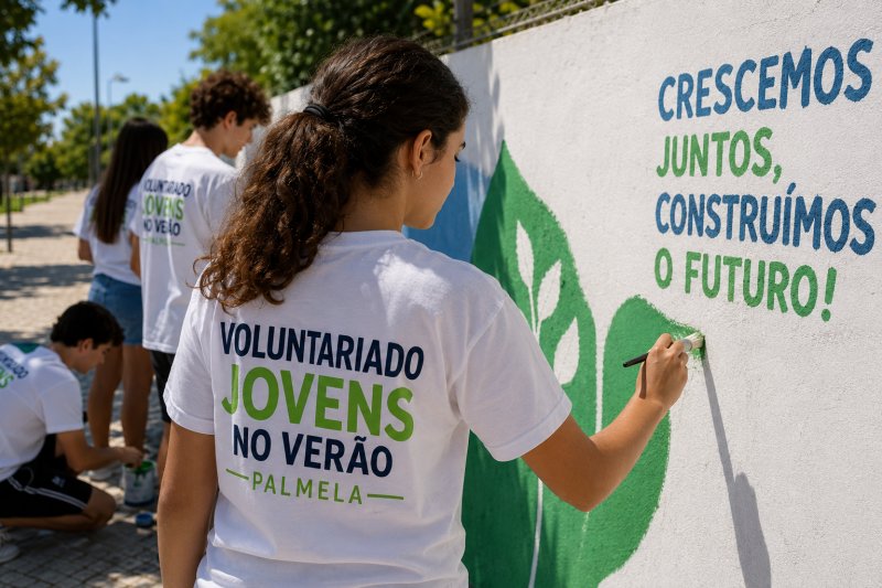 Palmela abre candidaturas para o projeto Voluntariado Jovens no Verão&nbsp;2026