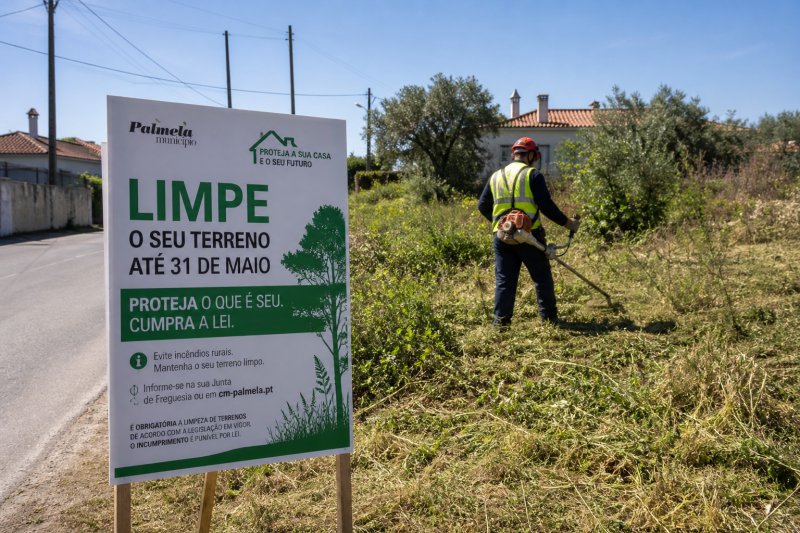 Palmela sensibiliza população para limpeza de&nbsp;terrenos