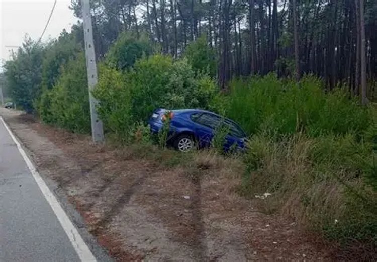 Despiste em Pinhal Novo faz um ferido no Aceiro dos&nbsp;Arraiados