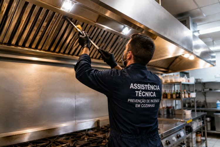 Assistência técnica para prevenção de incêndio em cozinhas em Pinhal&nbsp;Novo