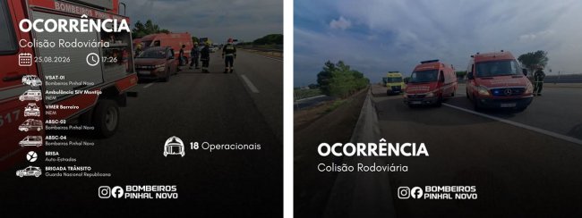 Acidente na A12
