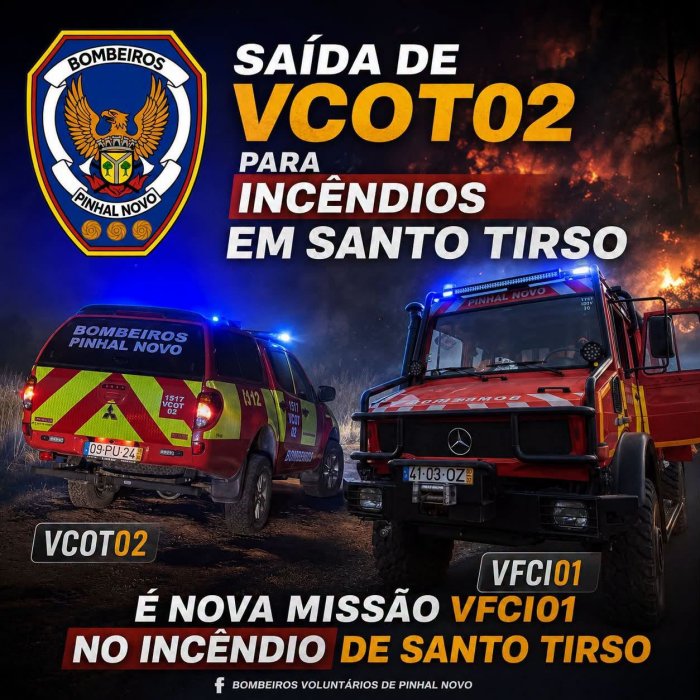 Saída do VCOT02 para santo&nbsp;Tirso