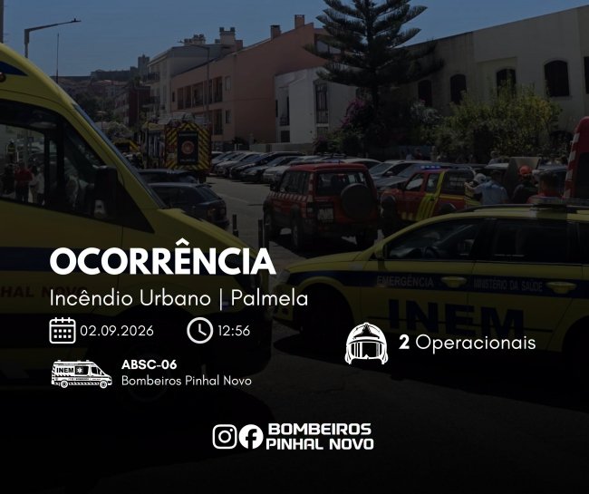 CB Pinhal Novo em apoio a ocorrência no concelho de&nbsp;Palmela