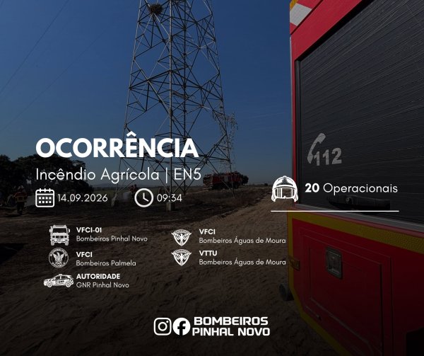 OCORRÊNCIA | INCÊNDIO&nbsp;AGRÍCOLA