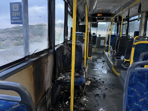 Tentativa de incêndio em autocarro alarma&nbsp;Sesimbra