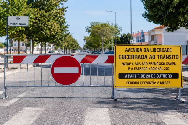 Troço da Avenida da Liberdade encerra ao trânsito durante dois&nbsp;meses